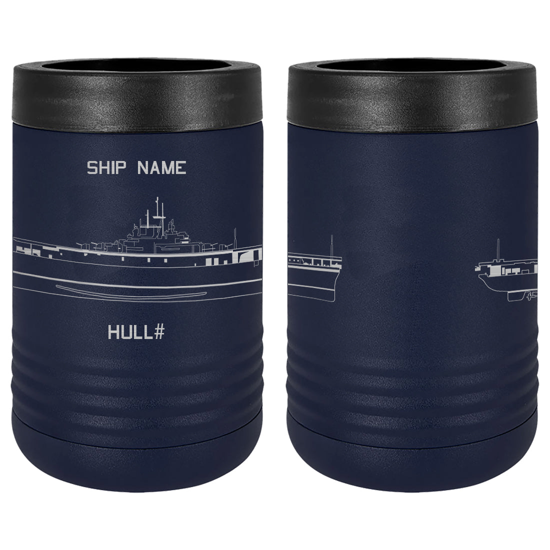 U.S. Navy Custom Ship Laser Engraved Beverage Holder Custom Product LEIH.0199.N