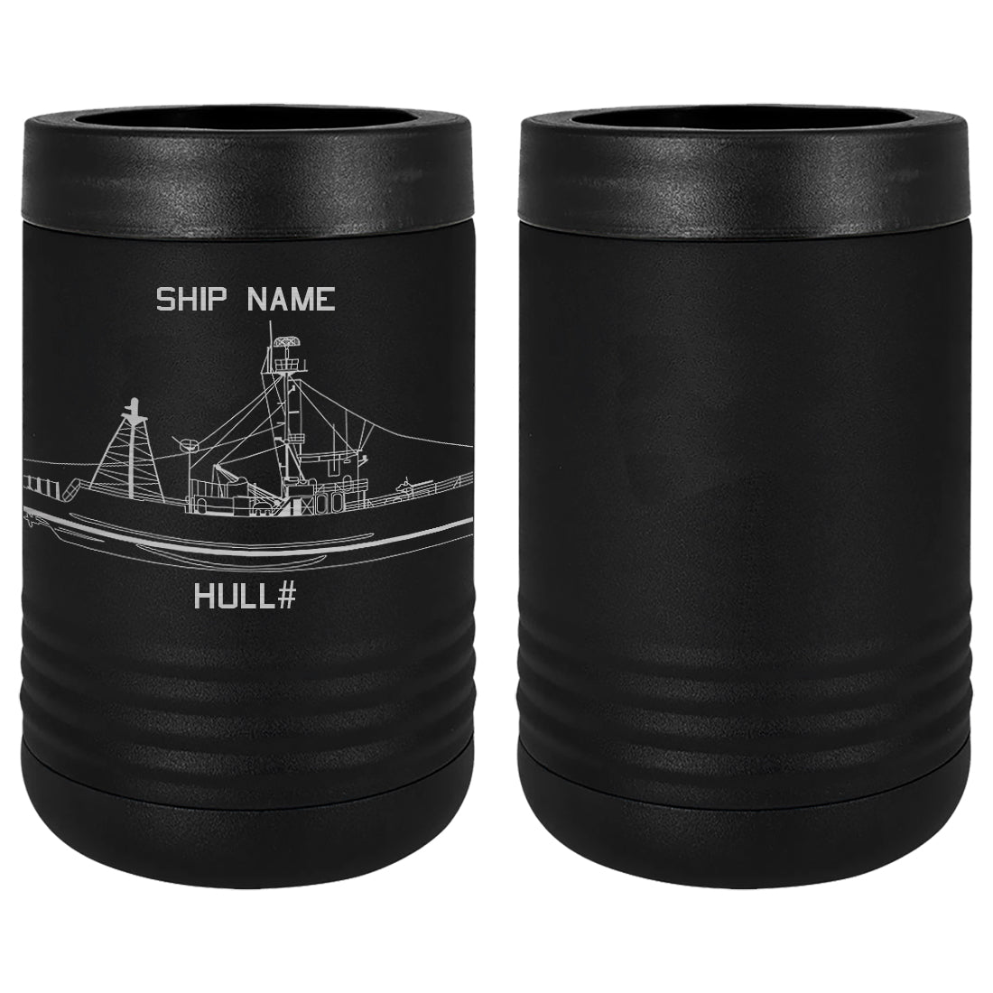 U.S. Navy Custom Ship Laser Engraved Beverage Holder Custom Product LEIH.0200.B