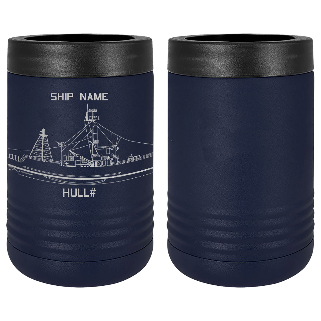 U.S. Navy Custom Ship Laser Engraved Beverage Holder Custom Product LEIH.0200.N