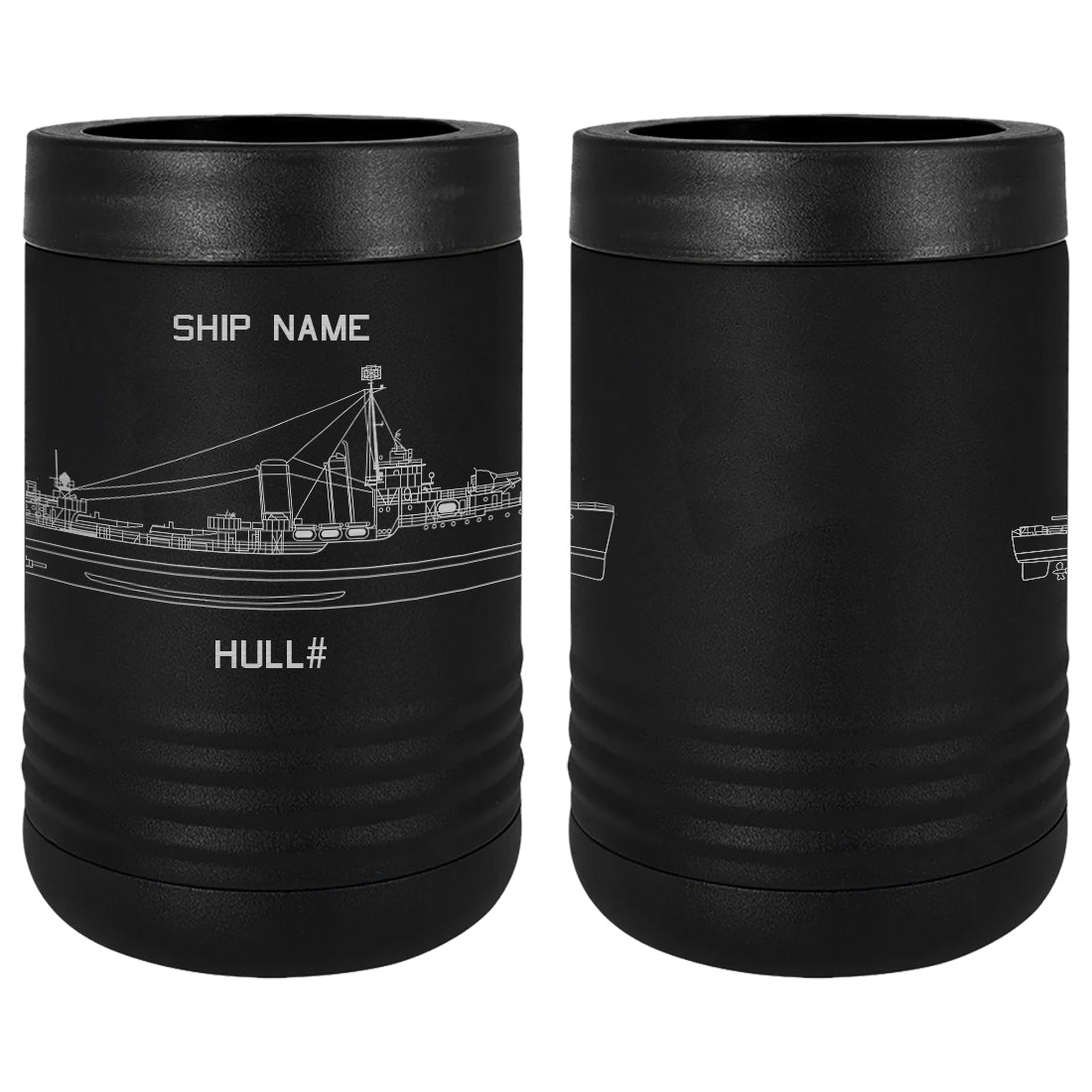 U.S. Navy Custom Ship Laser Engraved Beverage Holder Custom Product LEIH.0202.B