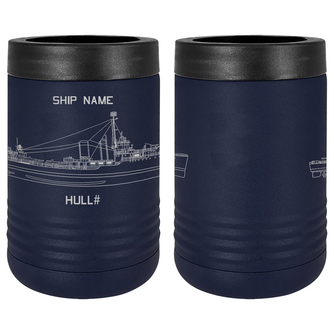U.S. Navy Custom Ship Laser Engraved Beverage Holder Custom Product LEIH.0202.N