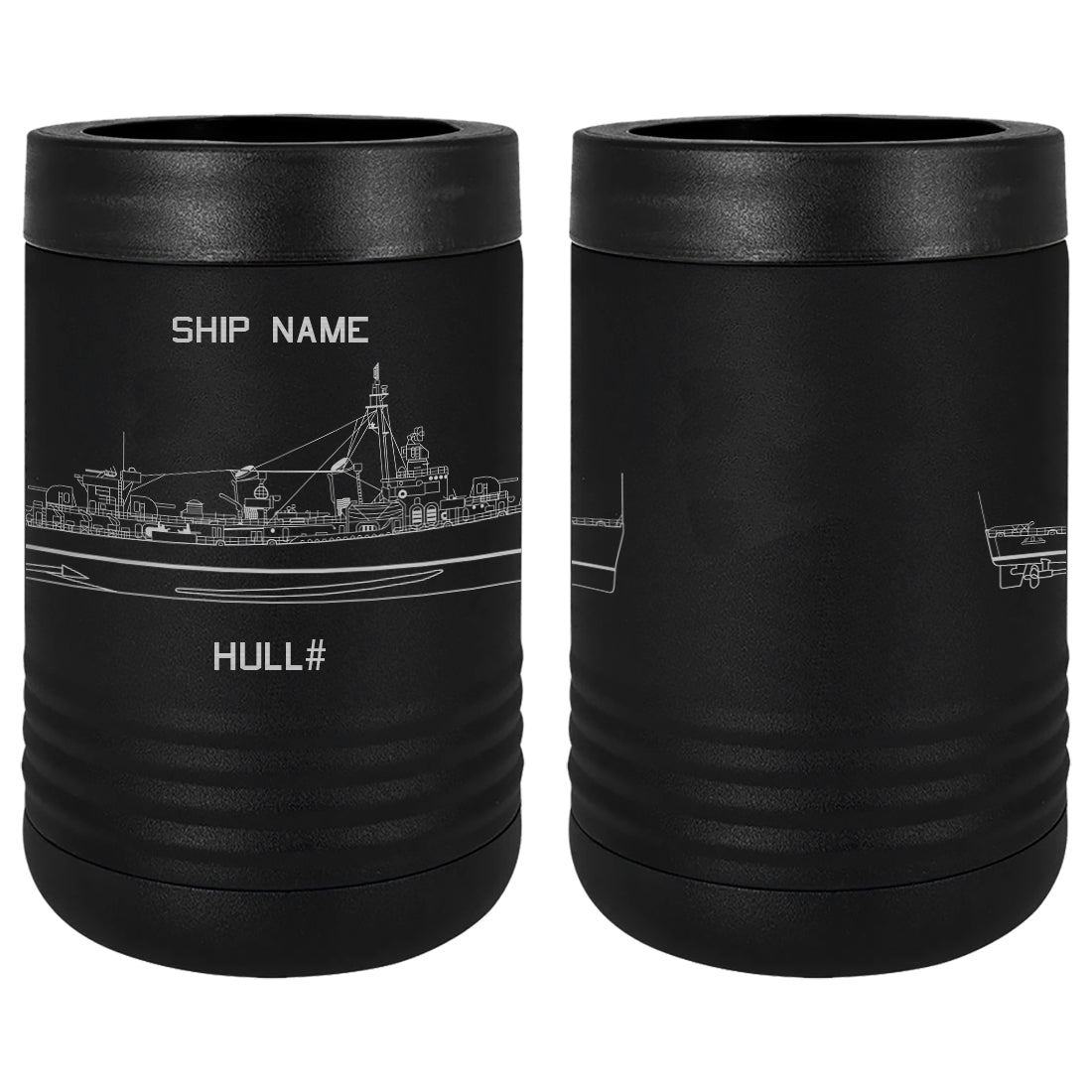 U.S. Navy Custom Ship Laser Engraved Beverage Holder Custom Product LEIH.0203.B
