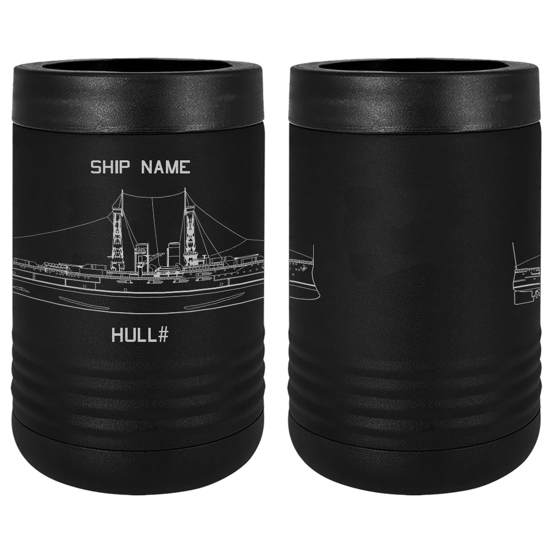 U.S. Navy Custom Ship Laser Engraved Beverage Holder Custom Product LEIH.0204.B