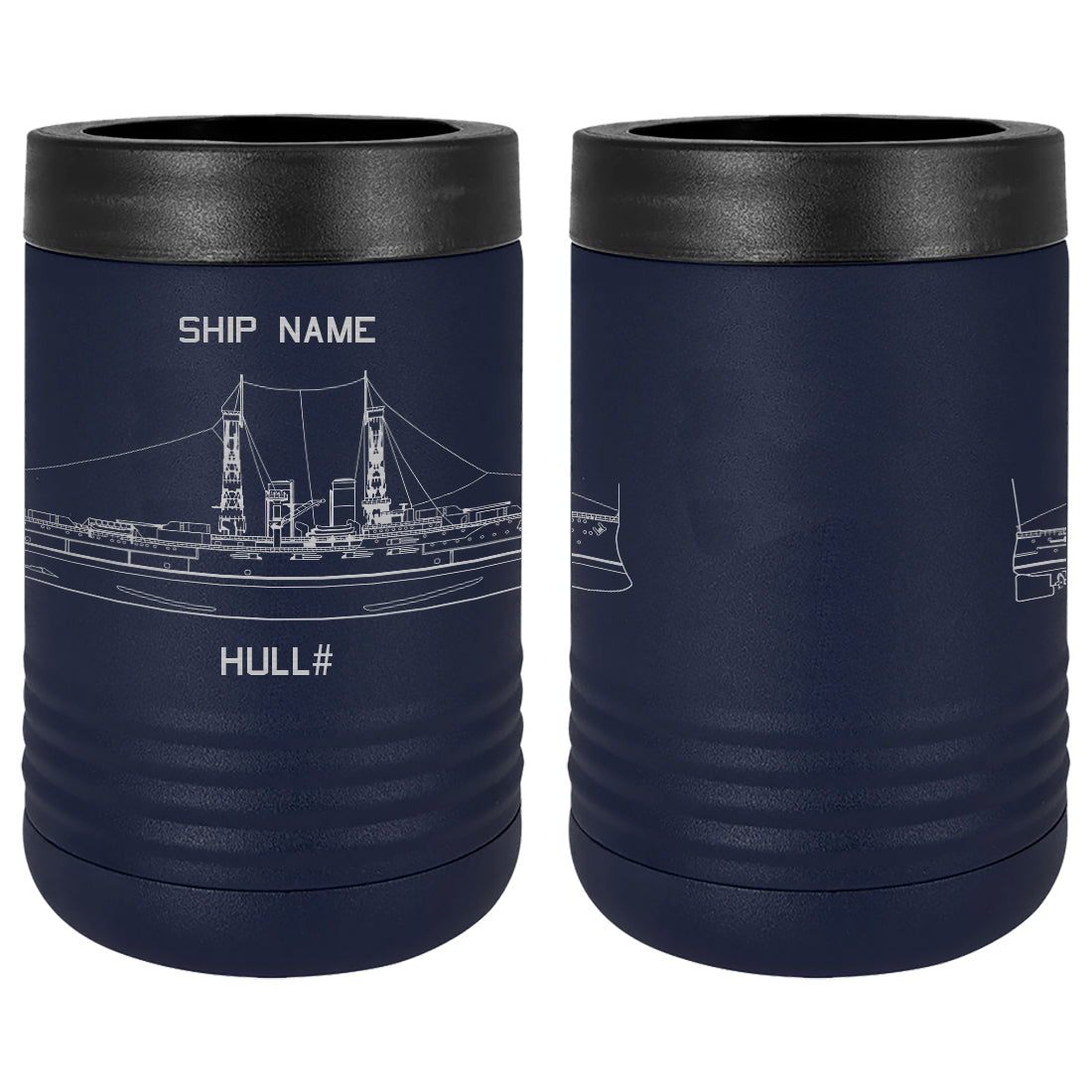 U.S. Navy Custom Ship Laser Engraved Beverage Holder Custom Product LEIH.0204.N