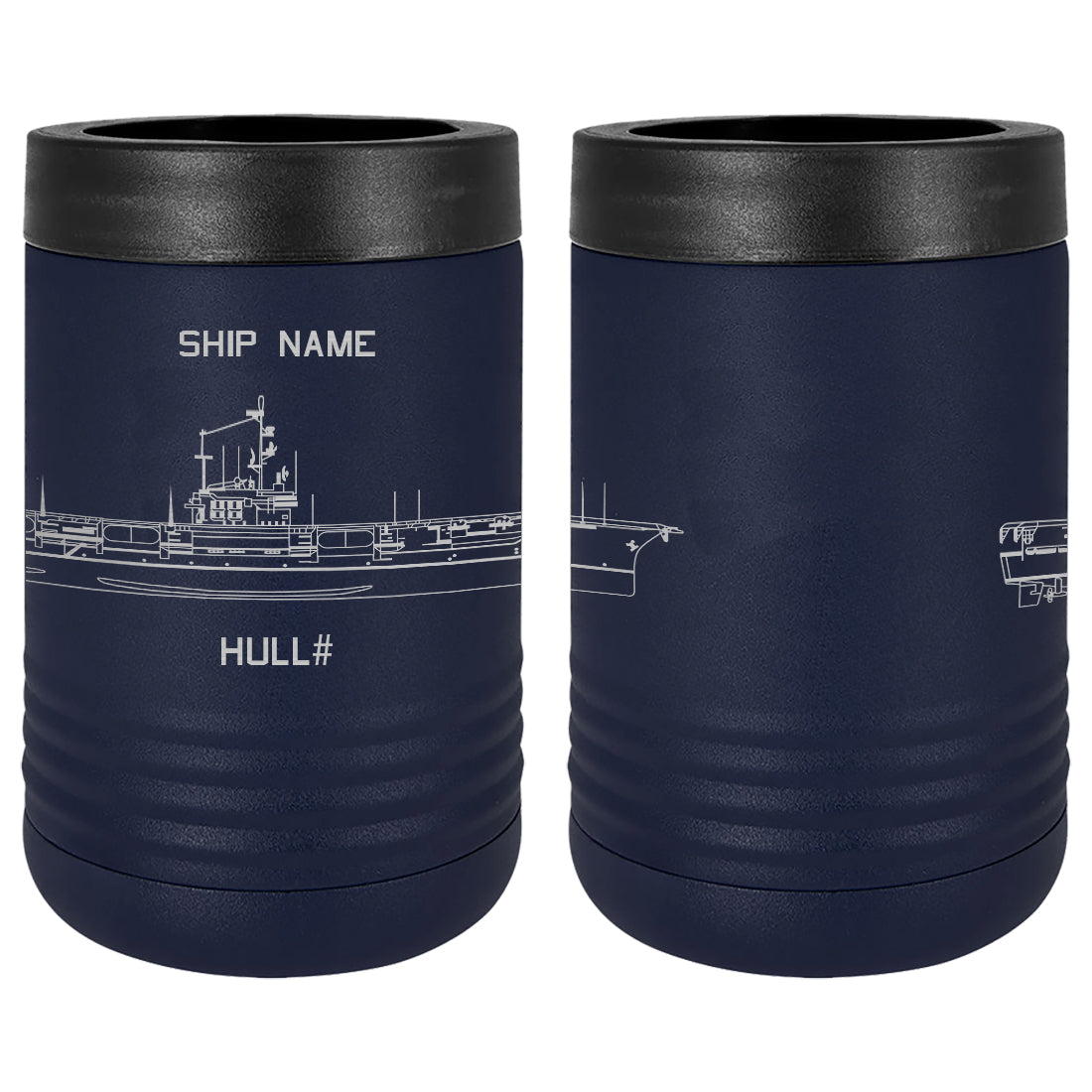 U.S. Navy Custom Ship Laser Engraved Beverage Holder Custom Product LEIH.0206.N