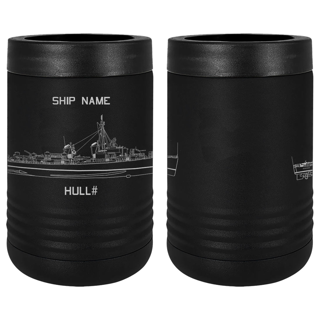 U.S. Navy Custom Ship Laser Engraved Beverage Holder Custom Product LEIH.0210.B