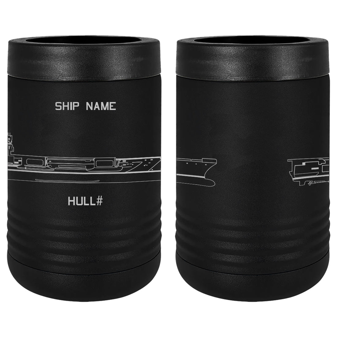 U.S. Navy Custom Ship Laser Engraved Beverage Holder Custom Product LEIH.0212.B