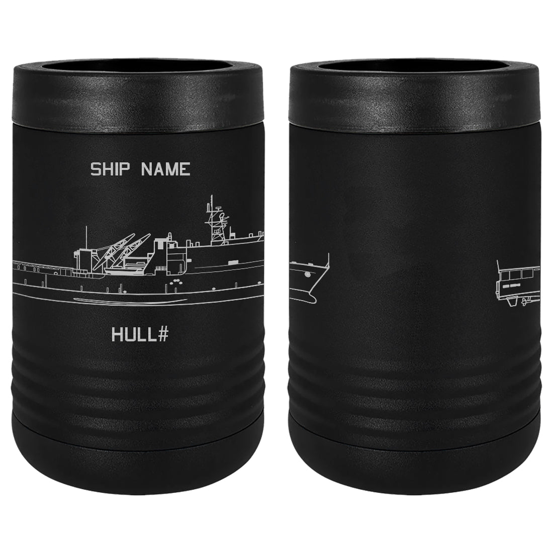 U.S. Navy Custom Ship Laser Engraved Beverage Holder Custom Product LEIH.0214.B