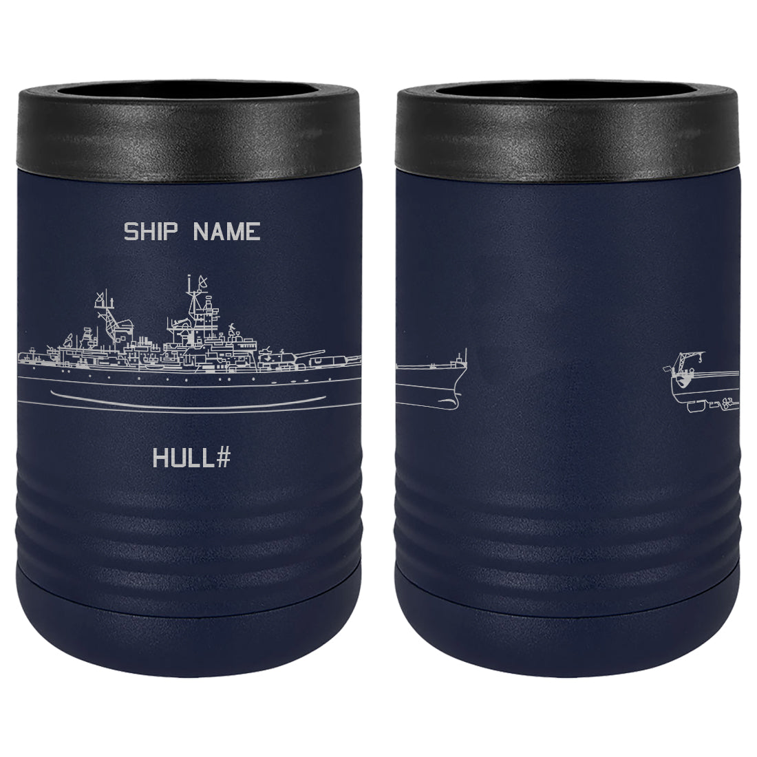 U.S. Navy Custom Ship Laser Engraved Beverage Holder Custom Product LEIH.0217.N