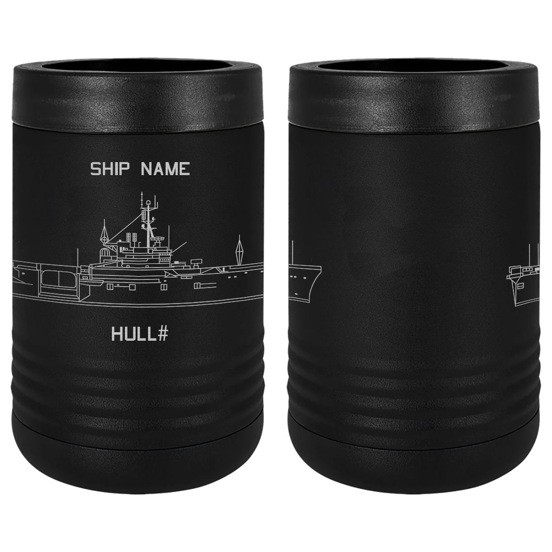 U.S. Navy Custom Ship Laser Engraved Beverage Holder Custom Product LEIH.0219.B