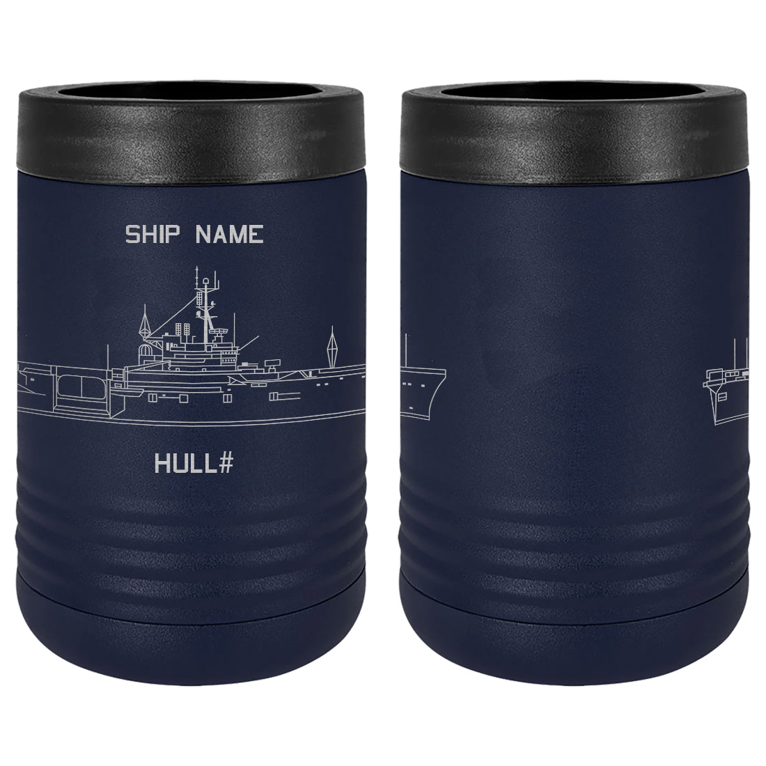 U.S. Navy Custom Ship Laser Engraved Beverage Holder Custom Product LEIH.0219.N