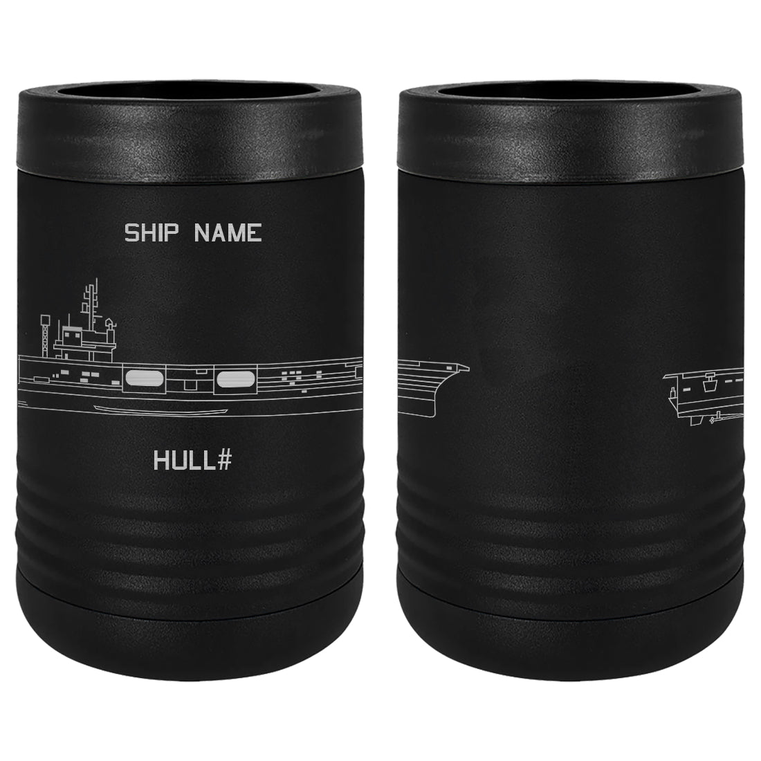 U.S. Navy Custom Ship Laser Engraved Beverage Holder Custom Product LEIH.0220.B