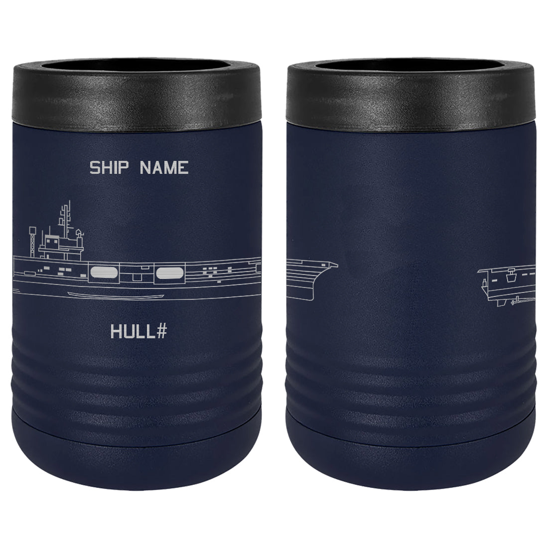 U.S. Navy Custom Ship Laser Engraved Beverage Holder Custom Product LEIH.0220.N