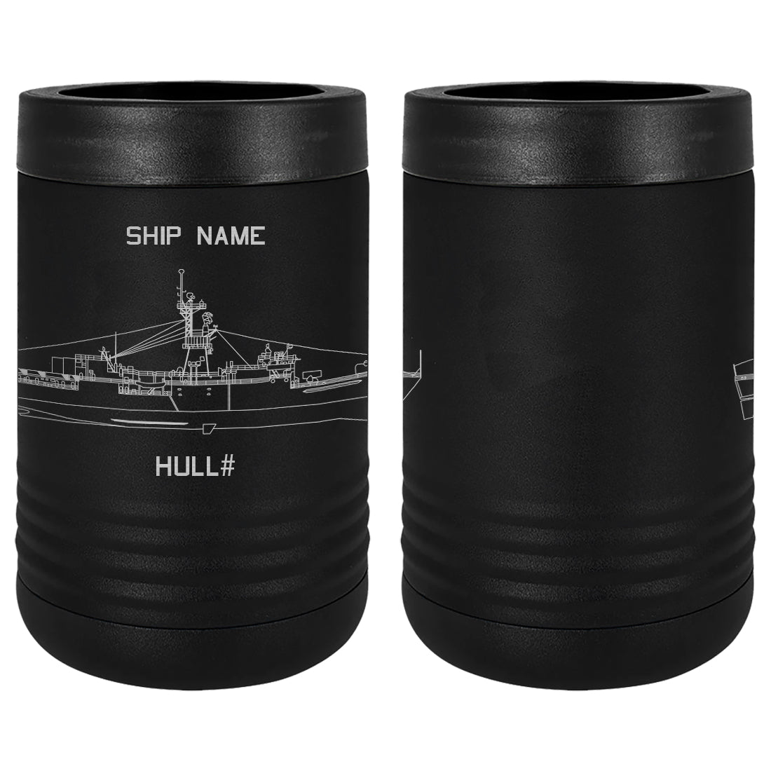 U.S. Navy Custom Ship Laser Engraved Beverage Holder Custom Product LEIH.0223.B