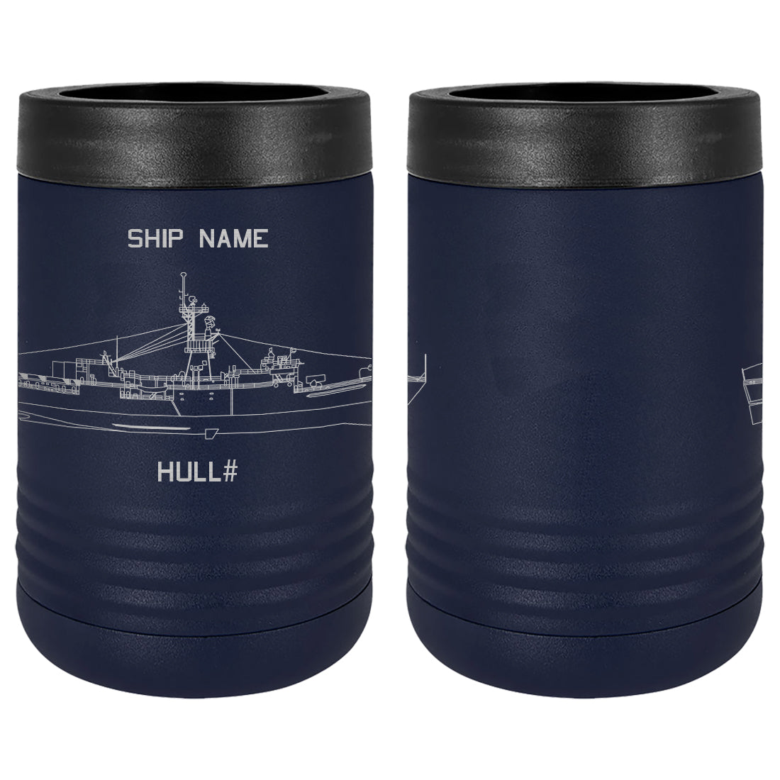 U.S. Navy Custom Ship Laser Engraved Beverage Holder Custom Product LEIH.0223.N