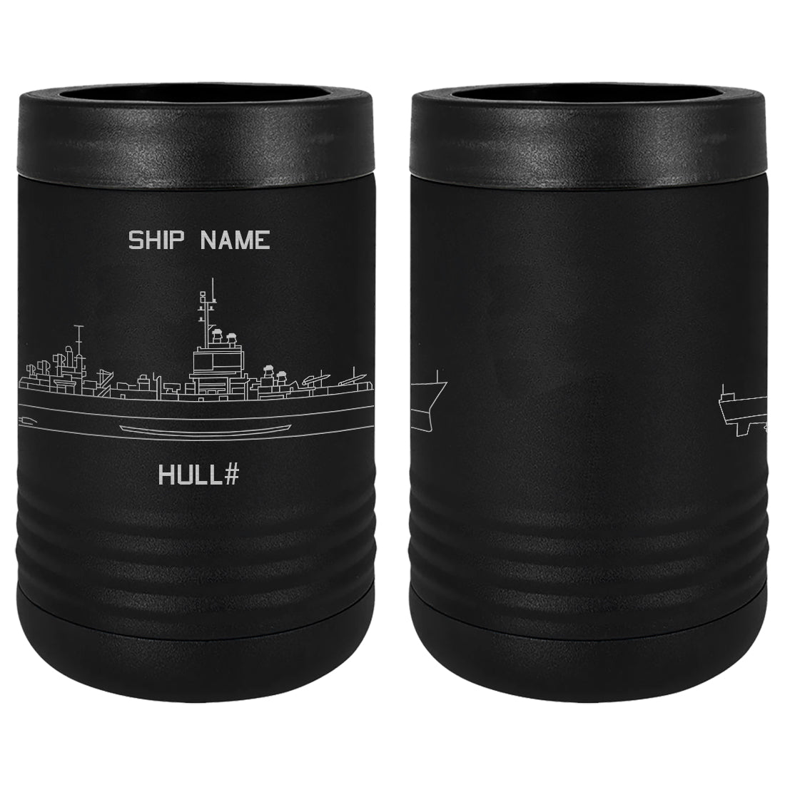 U.S. Navy Custom Ship Laser Engraved Beverage Holder Custom Product LEIH.0226.B