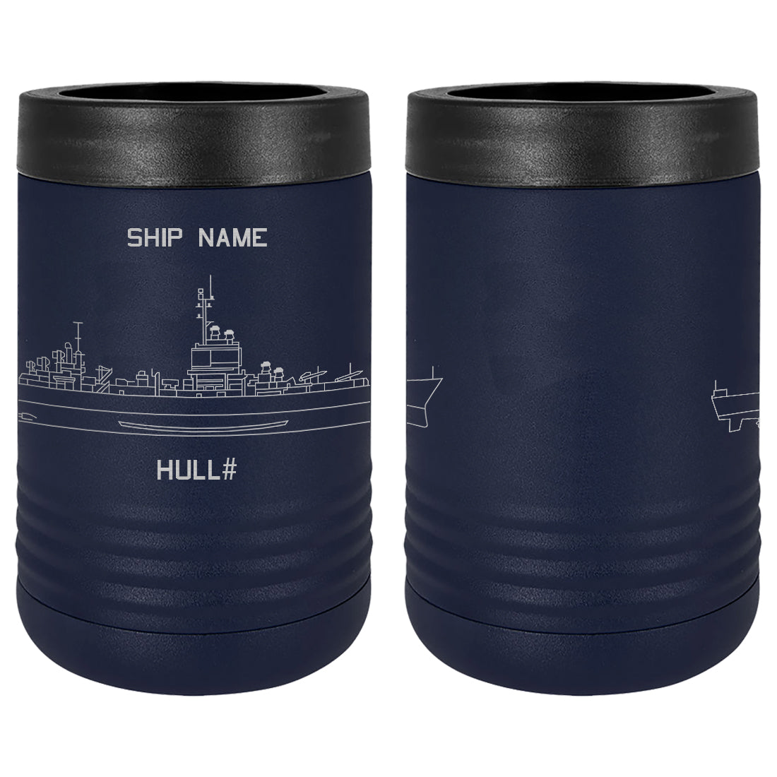 U.S. Navy Custom Ship Laser Engraved Beverage Holder Custom Product LEIH.0226.N