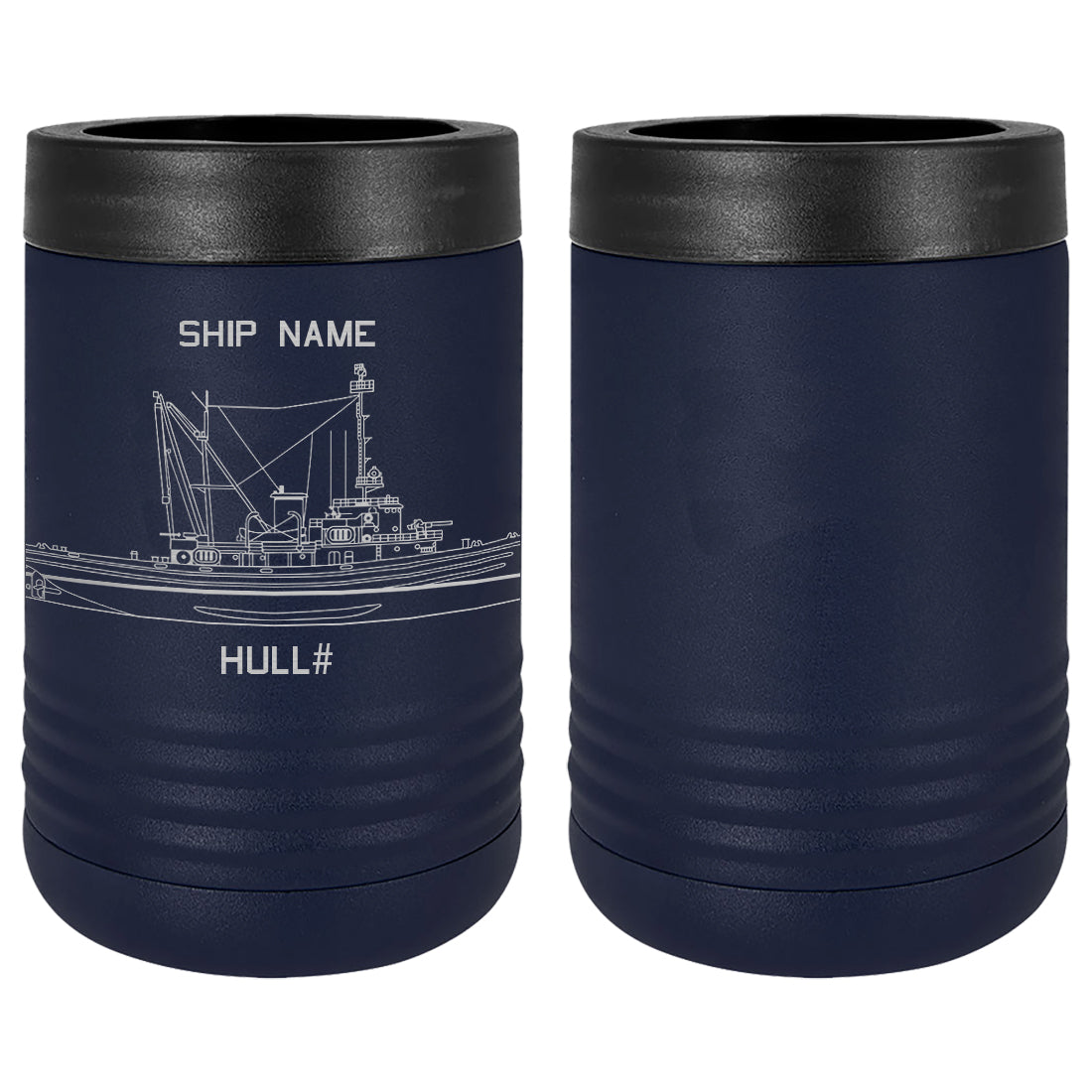 U.S. Navy Custom Ship Laser Engraved Beverage Holder Custom Product LEIH.0230.N