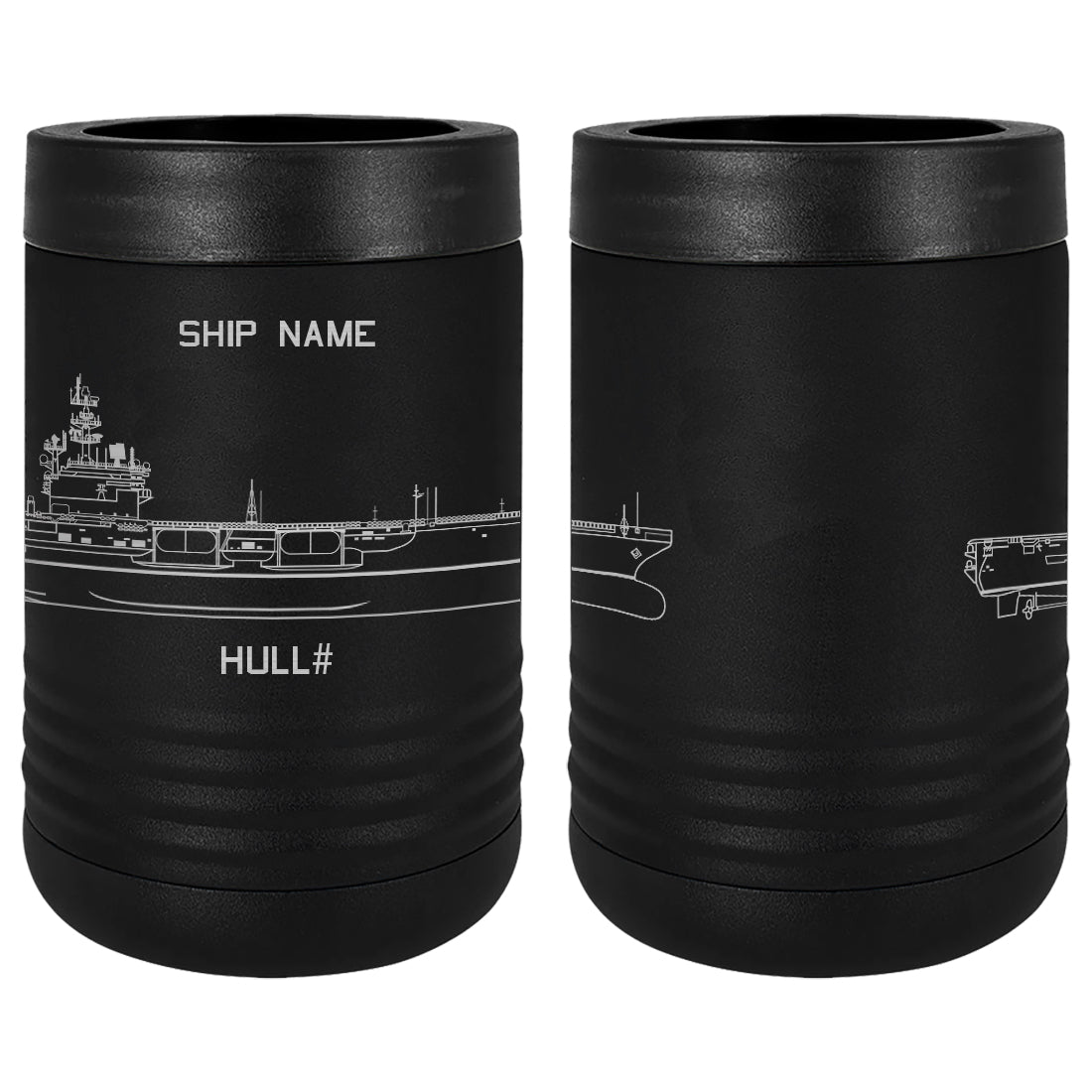 U.S. Navy Custom Ship Laser Engraved Beverage Holder Custom Product LEIH.0233.B