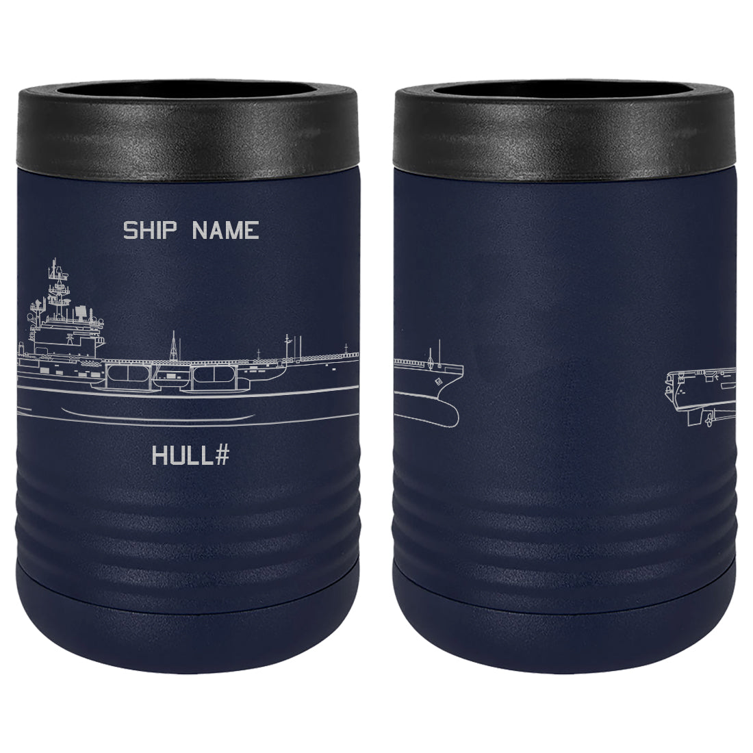 U.S. Navy Custom Ship Laser Engraved Beverage Holder Custom Product LEIH.0233.N