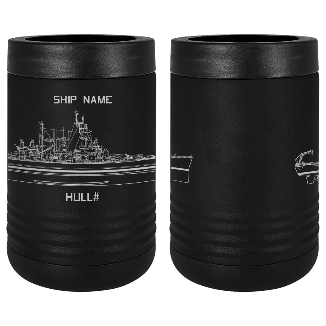U.S. Navy Custom Ship Laser Engraved Beverage Holder Custom Product LEIH.0234.B