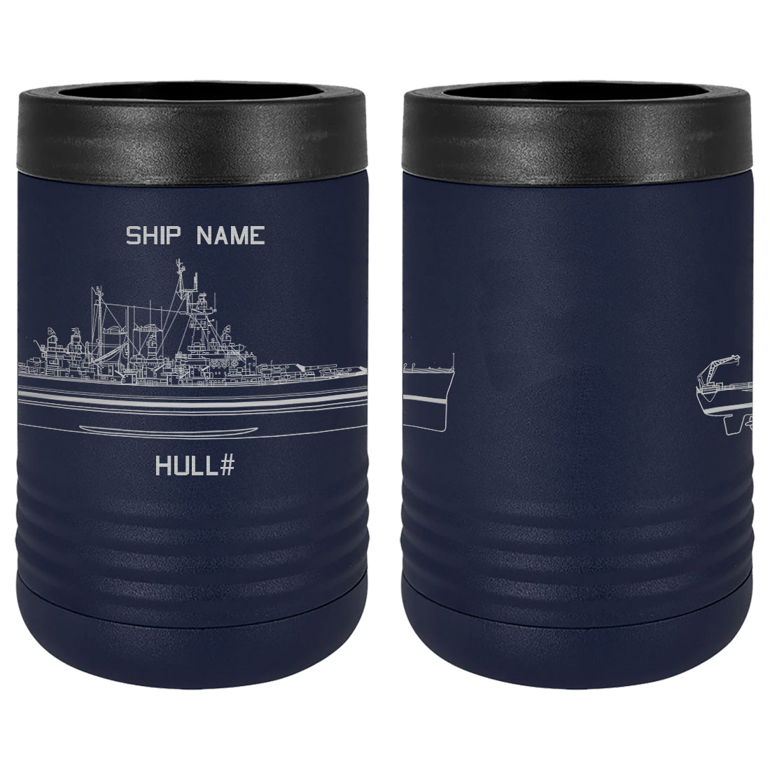 U.S. Navy Custom Ship Laser Engraved Beverage Holder Custom Product LEIH.0234.N
