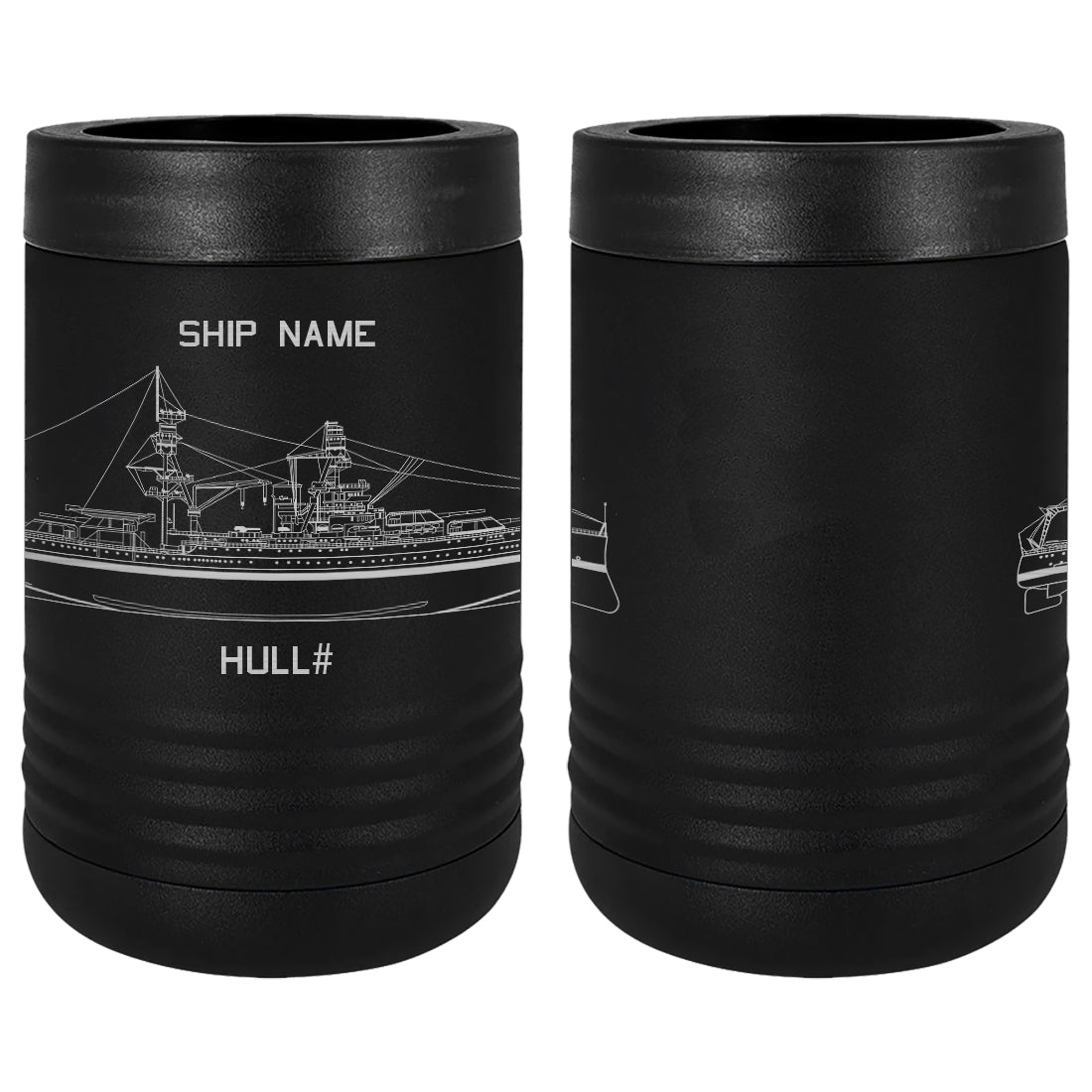 U.S. Navy Custom Ship Laser Engraved Beverage Holder Custom Product LEIH.0239.B