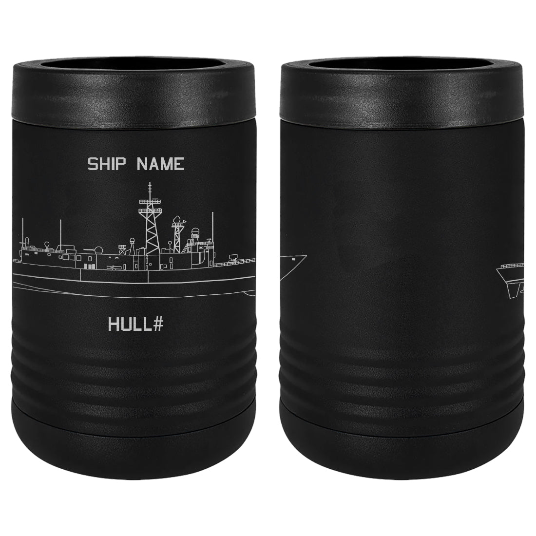 U.S. Navy Custom Ship Laser Engraved Beverage Holder Custom Product LEIH.0240.B