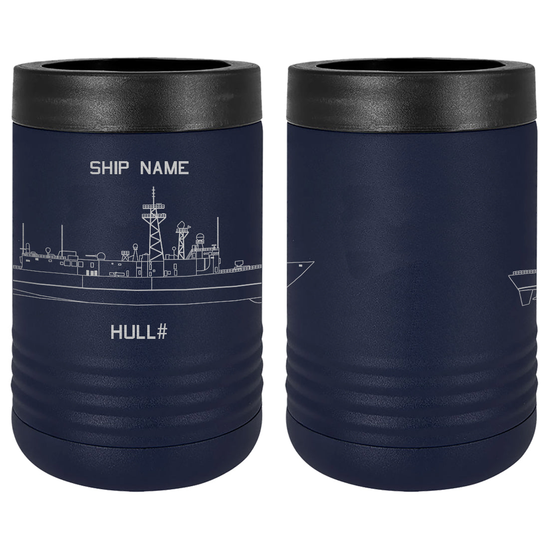U.S. Navy Custom Ship Laser Engraved Beverage Holder Custom Product LEIH.0240.N