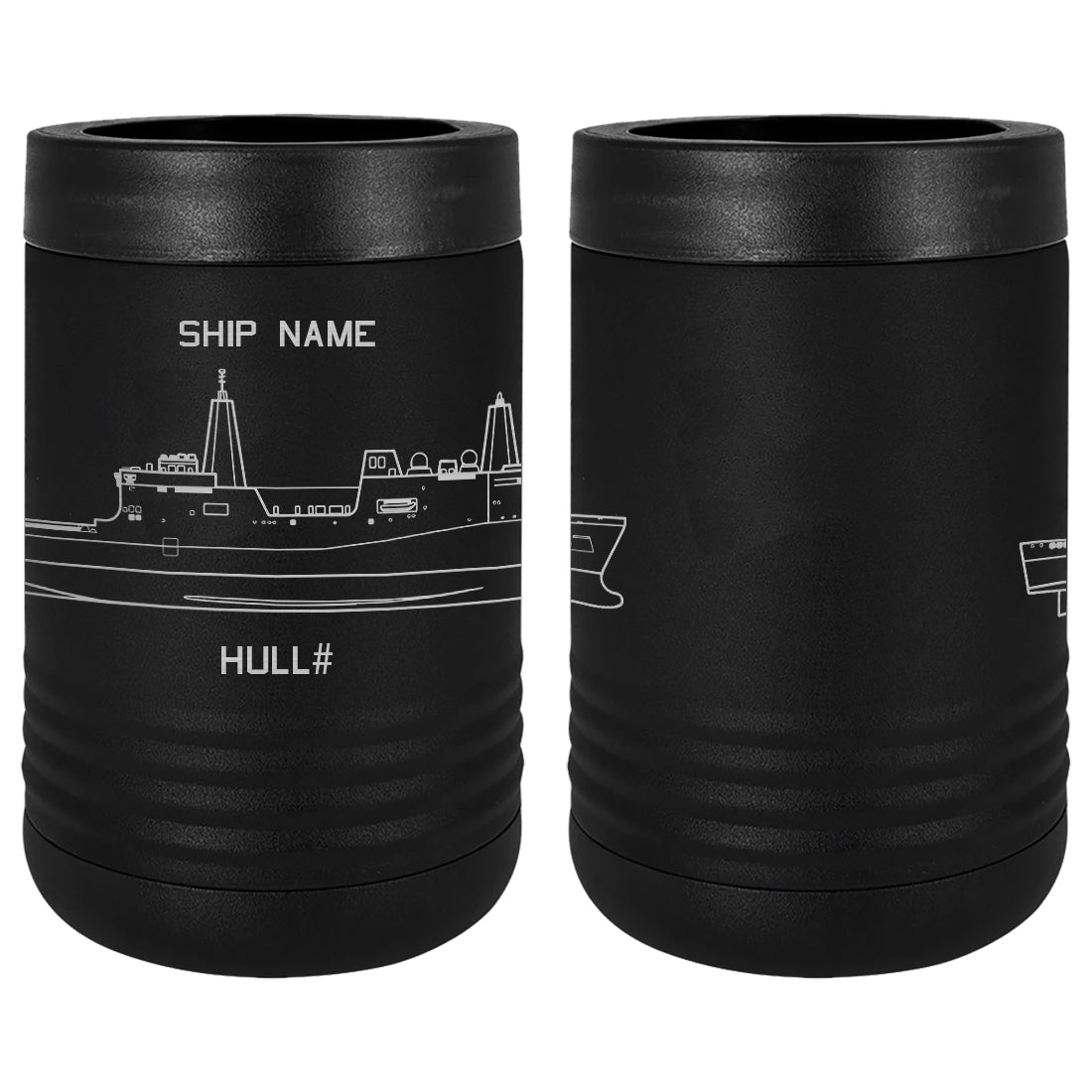 U.S. Navy Custom Ship Laser Engraved Beverage Holder Custom Product LEIH.0243.B