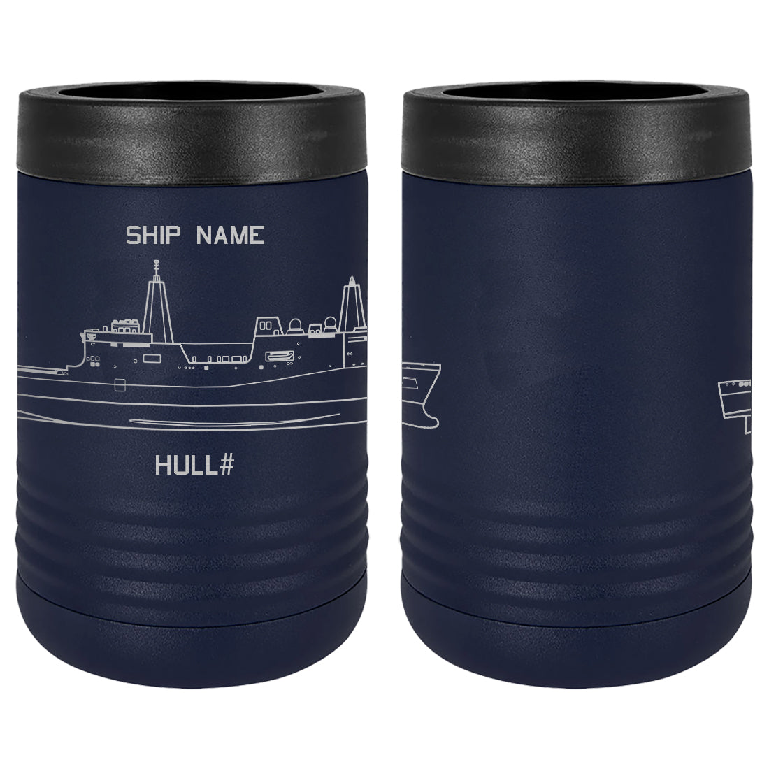 U.S. Navy Custom Ship Laser Engraved Beverage Holder Custom Product LEIH.0243.N