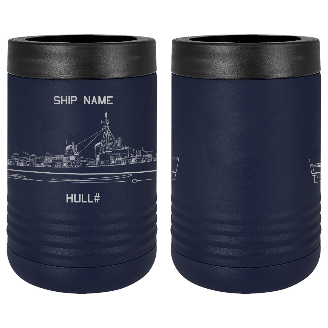 U.S. Navy Custom Ship Laser Engraved Beverage Holder Custom Product LEIH.0247.N