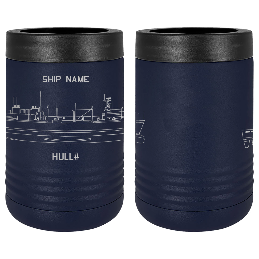 U.S. Navy Custom Ship Laser Engraved Beverage Holder Custom Product LEIH.0248.N
