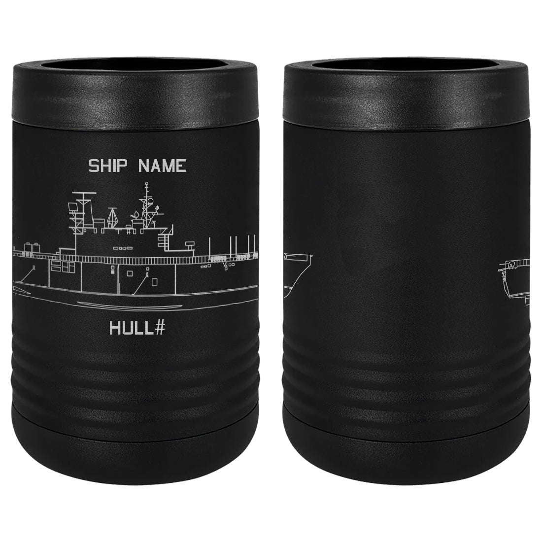 U.S. Navy Custom Ship Laser Engraved Beverage Holder Custom Product LEIH.0249.B