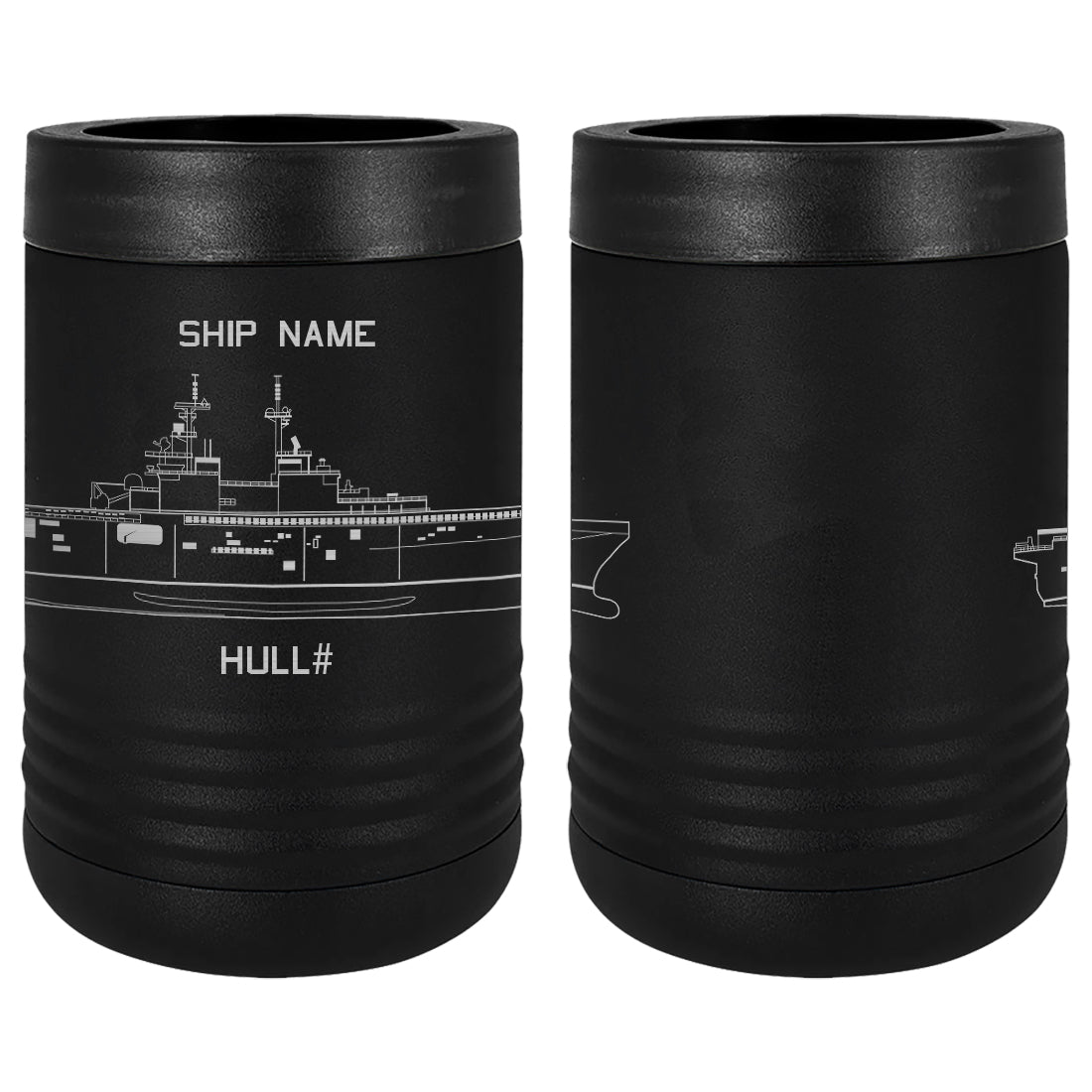 U.S. Navy Custom Ship Laser Engraved Beverage Holder Custom Product LEIH.0255.B