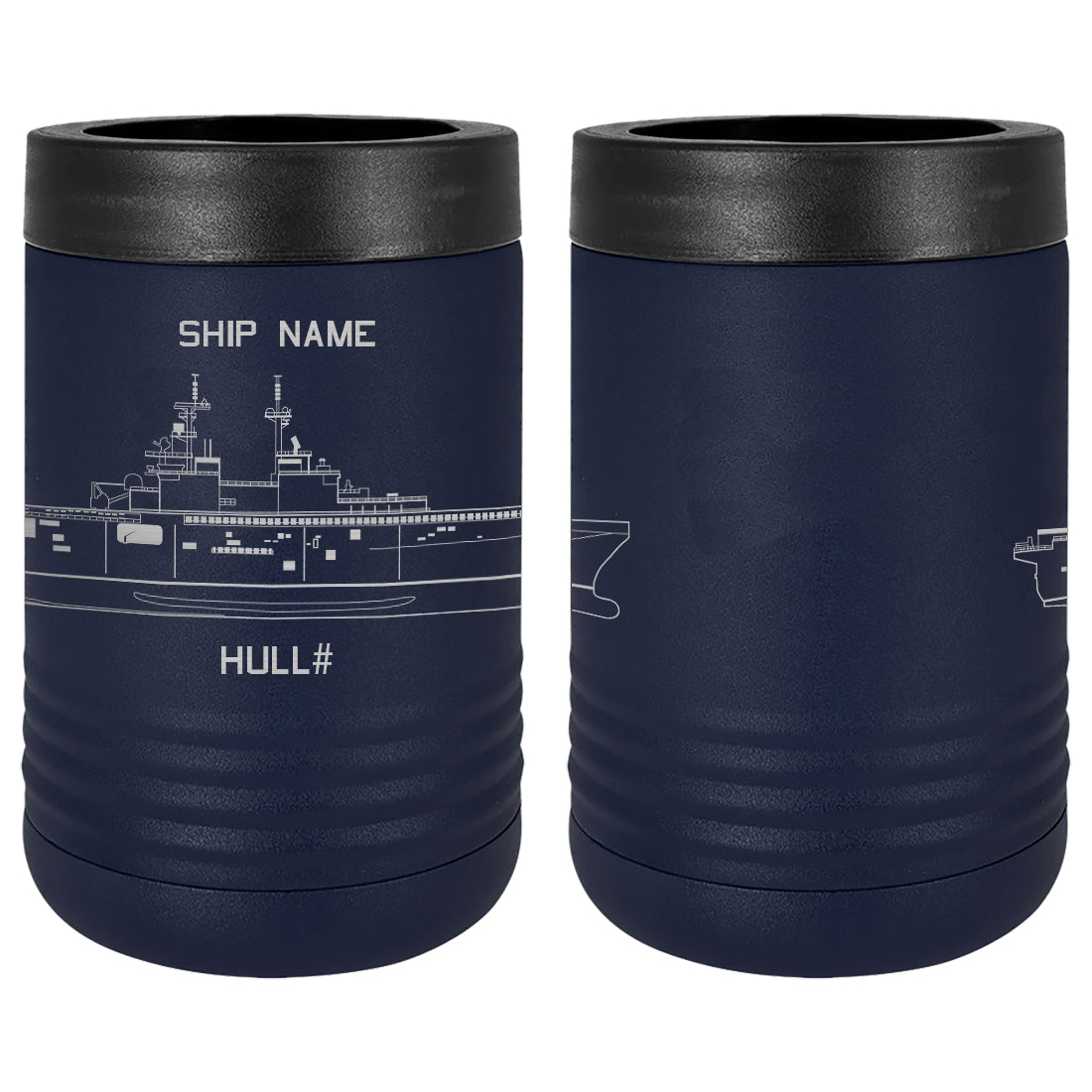 U.S. Navy Custom Ship Laser Engraved Beverage Holder Custom Product LEIH.0255.N
