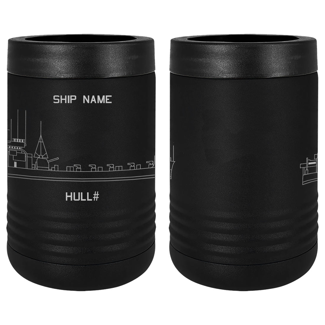 U.S. Navy Custom Ship Laser Engraved Beverage Holder Custom Product LEIH.0257.B