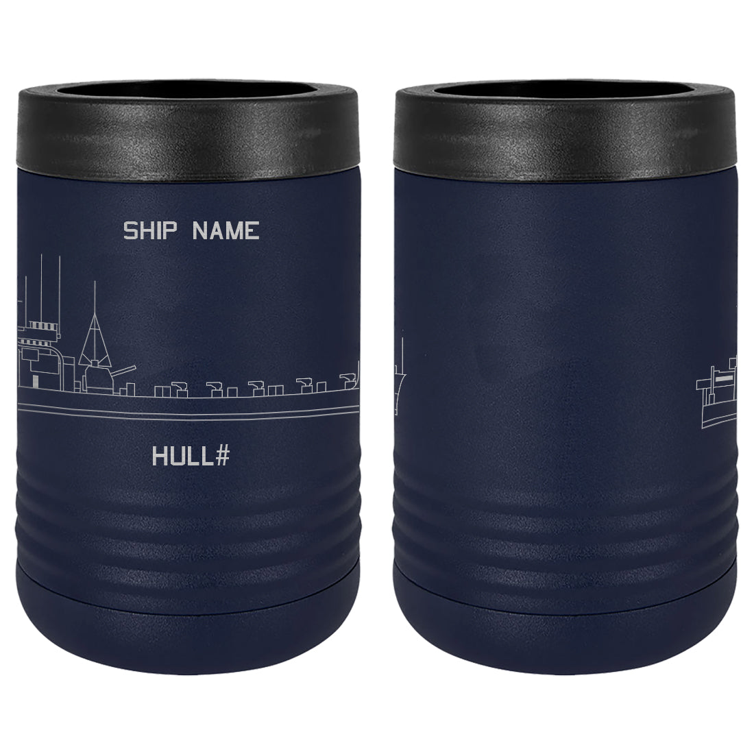 U.S. Navy Custom Ship Laser Engraved Beverage Holder Custom Product LEIH.0257.N