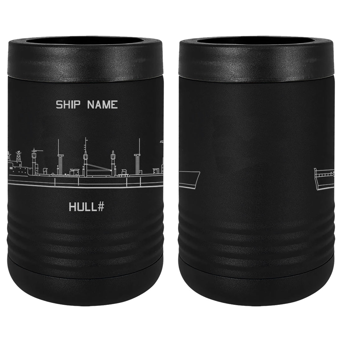 U.S. Navy Custom Ship Laser Engraved Beverage Holder Custom Product LEIH.0258.B