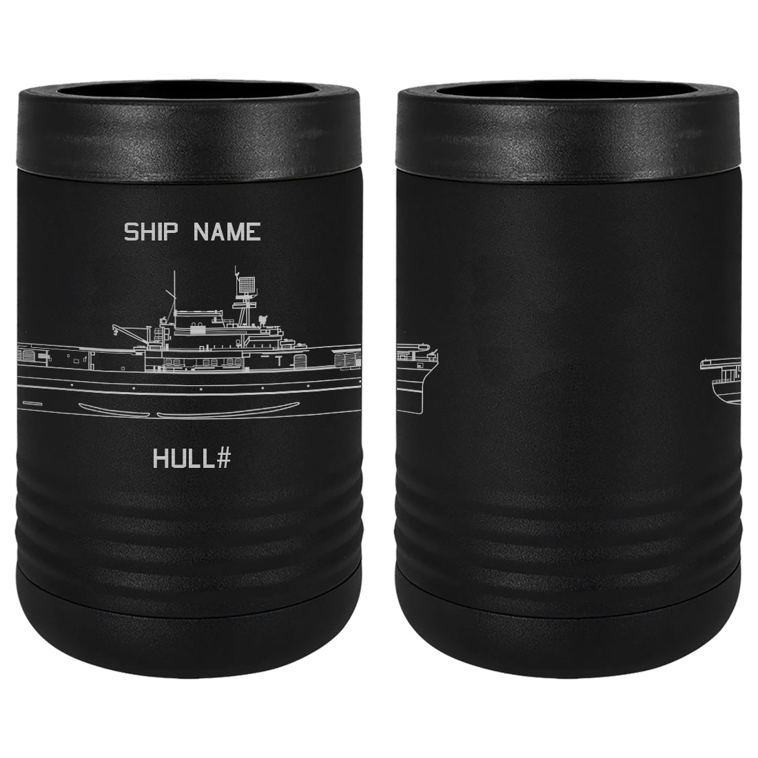 U.S. Navy Custom Ship Laser Engraved Beverage Holder Custom Product LEIH.0260.B