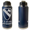 1st Cavalry Division Laser Engraved Vacuum Sealed Water Bottles 32oz