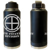 35th Infantry Division Laser Engraved Vacuum Sealed Water Bottles 32oz
