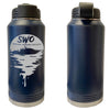 SWO - Surface Warfare Officer Laser Engraved Vacuum Sealed Water Bottles 32oz