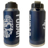 FUBAR Skull Grenade Laser Engraved Vacuum Sealed Water Bottles 32oz