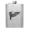 Army Subdued Badge 8 oz. Flasks