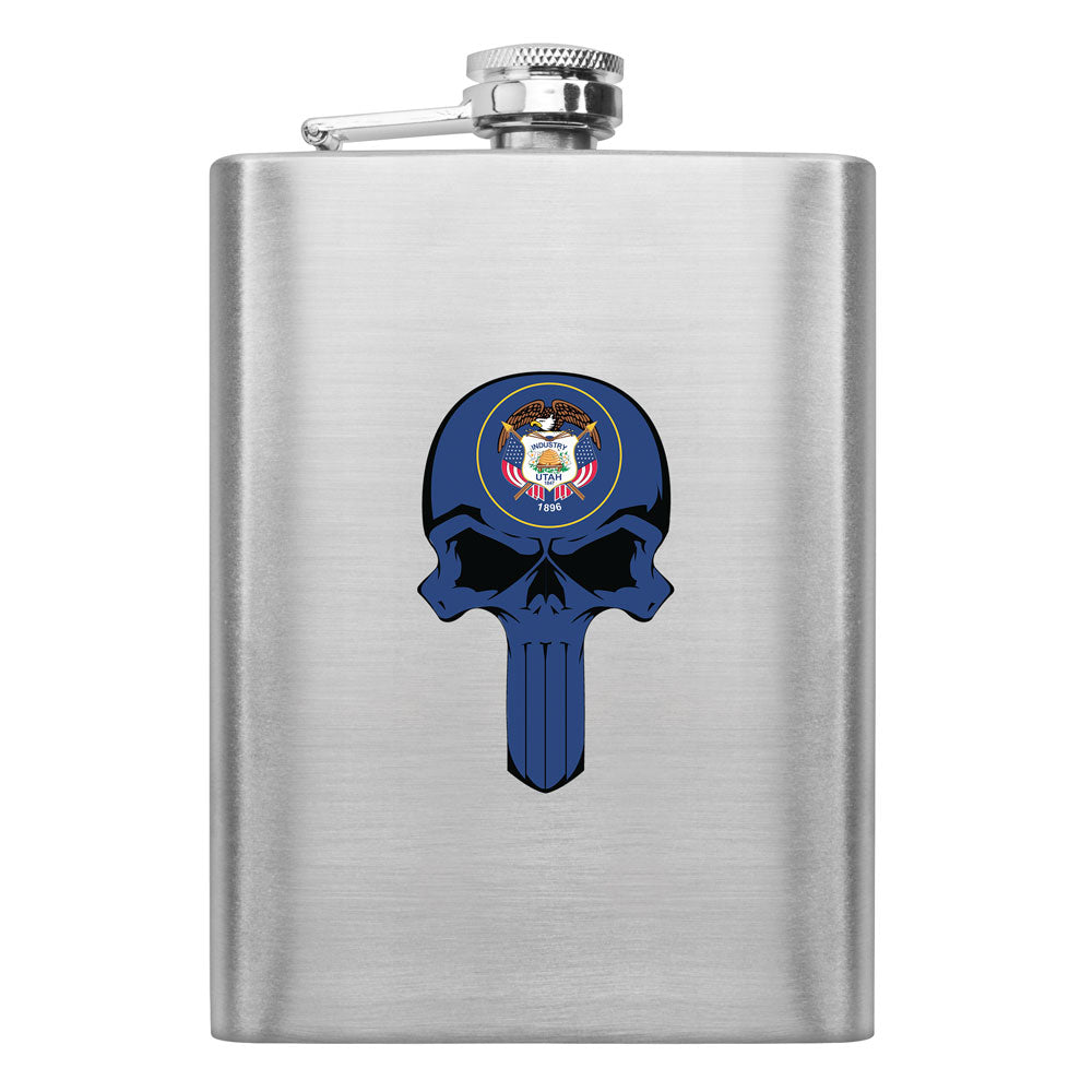 State Skull Flasks Flasks LGflask.0535