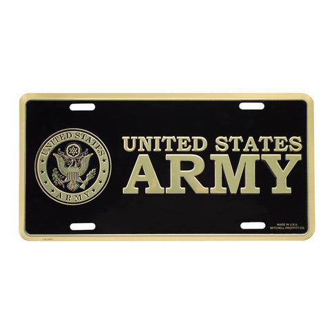 Army Insignia License Plate