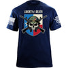 Liberty or Death Texas Skull T-Shirt