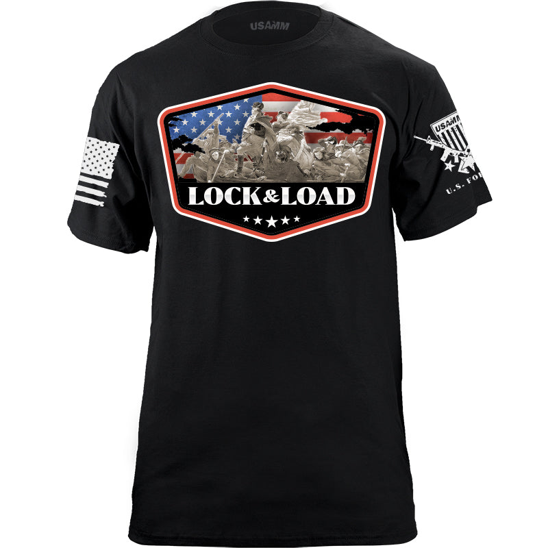 Lock & Load Delaware T-Shirt Shirts YFS.3.018.1.BKT.1
