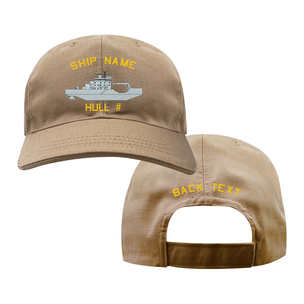 US Navy Custom Ship Cap - Coyote - Mackinaw Class Hats and Caps